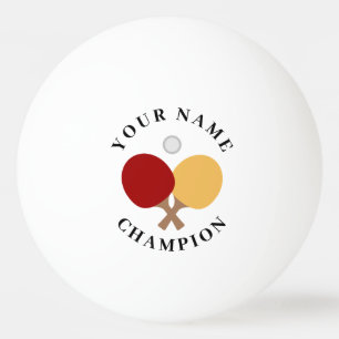Balle De Ping Pong Nom personnalisé
