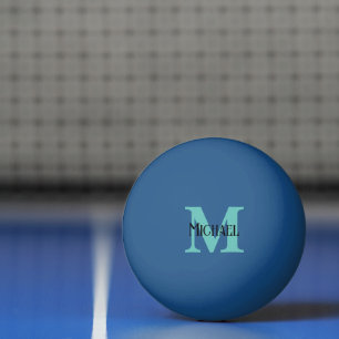 Balle De Ping Pong Nom personnalisé Monogram Ping Pong Ball