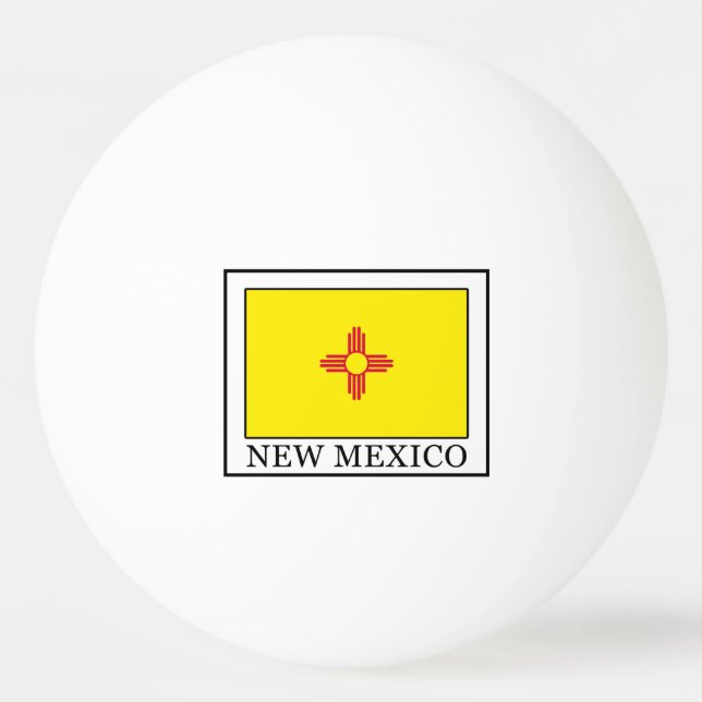 Balle De Ping Pong Nouveau-Mexique (Devant)