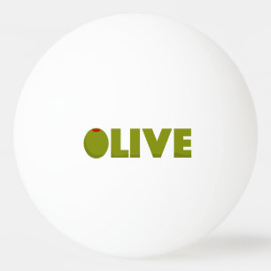 Balle De Ping Pong Olive
