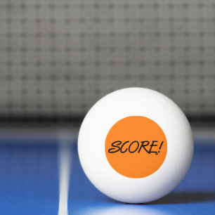 Balle de ping pong orange 3 étoiles
