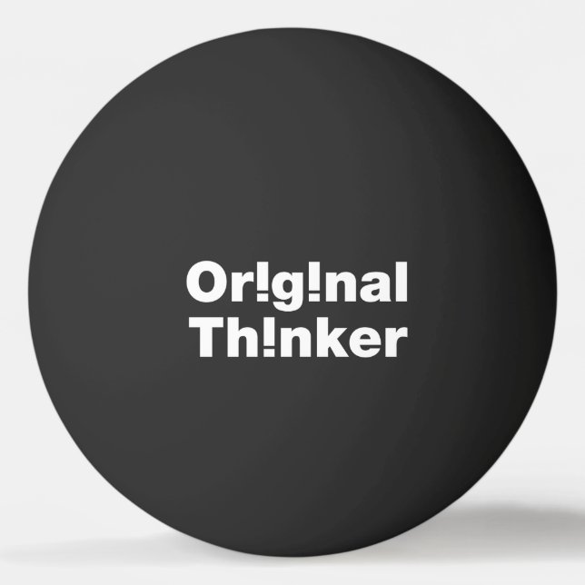 Balle De Ping Pong Original Thinker (Devant)