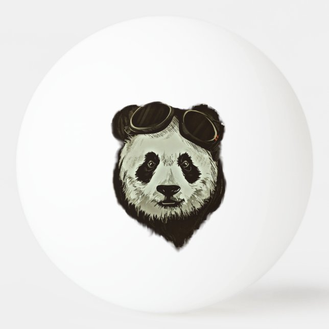 Balle De Ping Pong Ours panda (Dos)