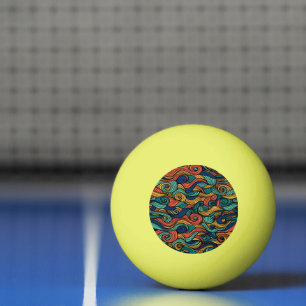 Balle De Ping Pong Paisley haché