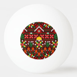 Balle De Ping Pong Palestine Tatreez Broderie traditionnelle