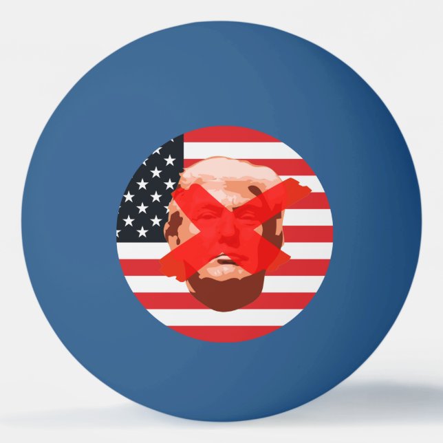 Balle De Ping Pong Parti de l'impeachment de Trump (Devant)