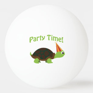 Balle De Ping Pong Party Time! Tortue