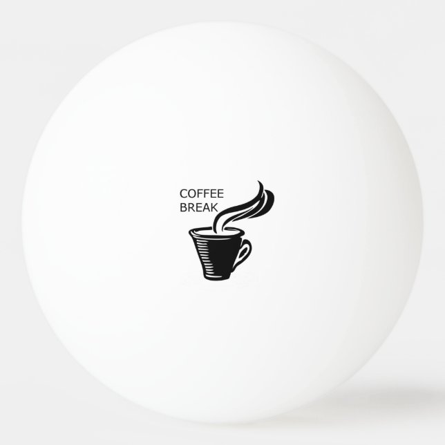 Balle De Ping Pong Pause café (Dos)