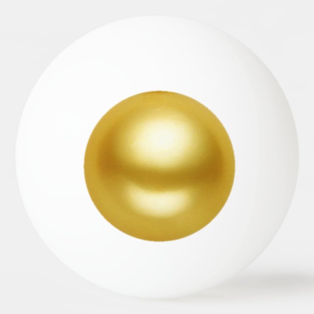 Balle De Ping Pong Pearl d'or (Dos)