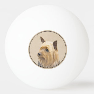 Balle De Ping Pong Peinture Silky Terrier - Cute Original Chien Art