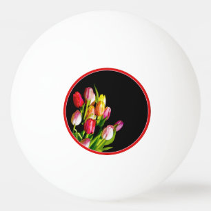 Balle De Ping Pong Peinture Tulip - Art Fleur original
