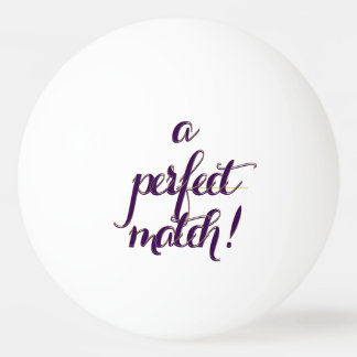 Balle De Ping Pong Perfect Match 