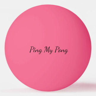 Balle de ping-pong personnalisée Ping My Pong