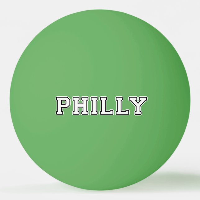 Balle De Ping Pong Philadelphie Pennsylvanie (Devant)