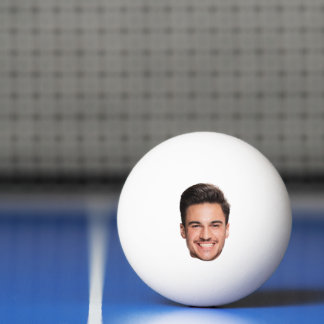 Balle De Ping Pong Photo de visage personnalisée