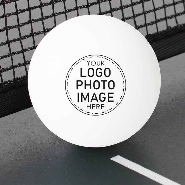 Balle De Ping Pong Photo personnalisée ou logo (Créateur téléchargé)