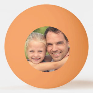 Balle De Ping Pong Photographie personnalisée orange
