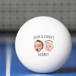 Balle De Ping Pong Photos personnalisées Enfants, cadeau de la fête d
