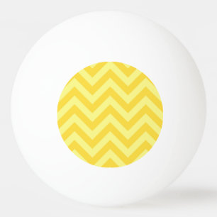 Balle De Ping Pong Pineapple, Lt Yellow Large Chevron Zig Zag