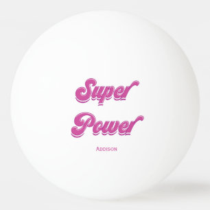 Balle De Ping Pong Ping Ping Personnalisé Rose Balls Super Puissance