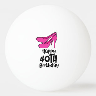 Balle De Ping Pong Ping Pong 40e Anniversaire avec chaussures à talon