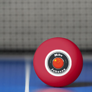 Balle De Ping Pong Ping Pong Ball - Custom China Flag ajouter nom