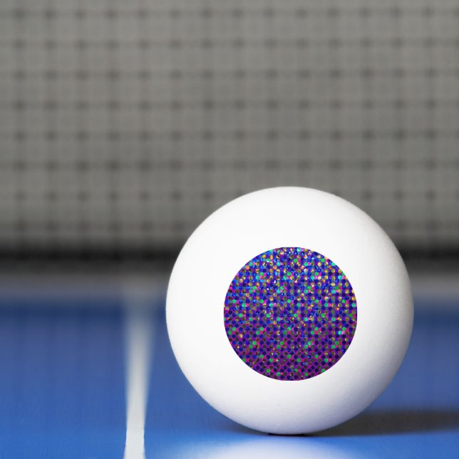 Balle De Ping Pong Ping Pong Ball Pois bijoux Sparkley (Filet)