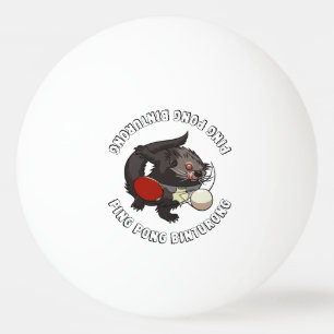 Balle De Ping Pong Ping Pong Binturong Tennis Lecteur Bearcat