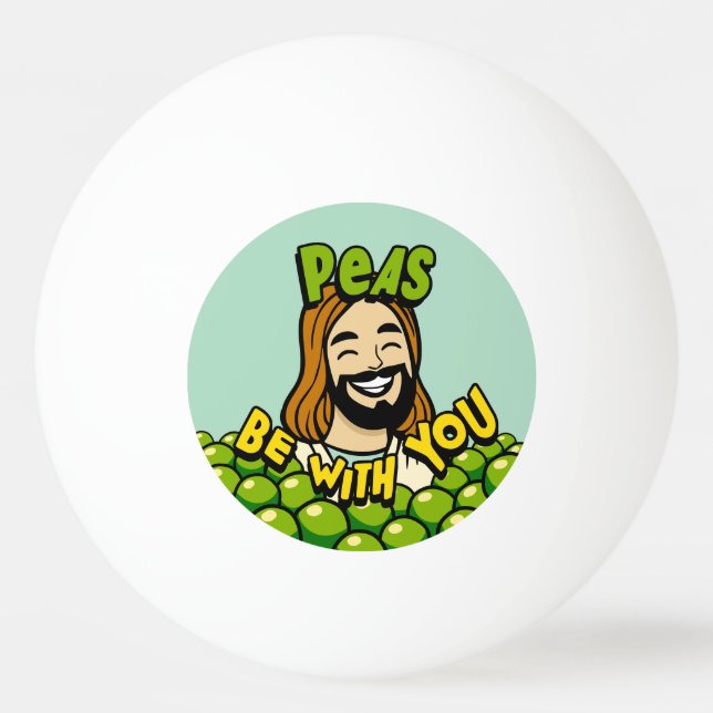Balle De Ping Pong Pois sois avec toi (Devant)