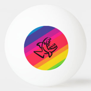 Balle De Ping Pong Poisson arc-en-ciel