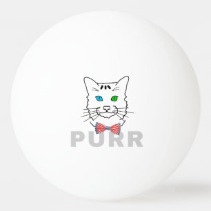 Balle De Ping Pong Purr de chat