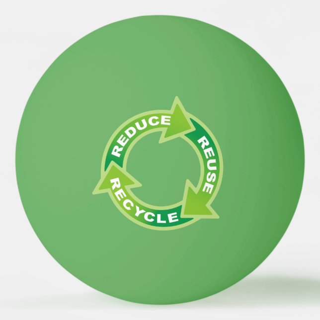 Balle De Ping Pong Réduire la réutilisation Recycle Pong Ball (Devant)