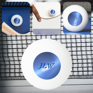 Balle De Ping Pong Réfraction bleue