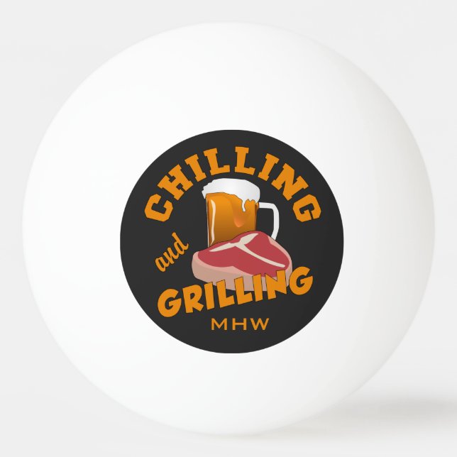 Balle De Ping Pong Refroidissant et grillant les boules de ping-pong (Devant)