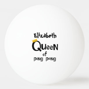 Balle De Ping Pong Reine de Ping Pong