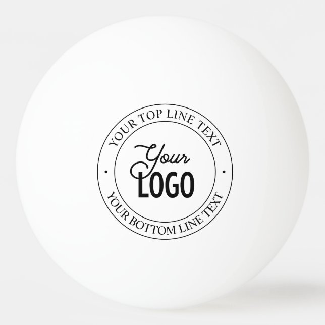 Balle De Ping Pong Remplacement et personnalisation faciles du logo | (Devant)