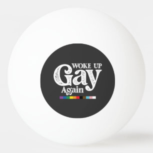 Balle De Ping Pong Réveillez Gay Soutenez à nouveau LGBT Pride