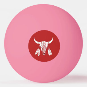 Balle de ping pong rouge Ghost Dance Buffalo 1 éto