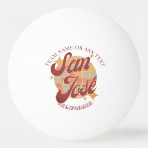 Balle De Ping Pong San José City Californie - tennis de table