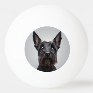 Balle De Ping Pong Scottish Terrier