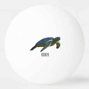 Balle De Ping Pong Sea turtle cartoon