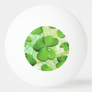 Balle De Ping Pong Shamrock vert St Patrick iPhone 5 Coque-Mate