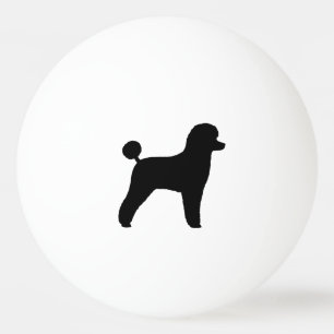 Balle De Ping Pong Silhouette de Caniche Jouet