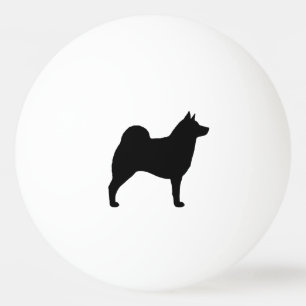 Balle De Ping Pong Silhouette de Chien de Chasse Norvégien