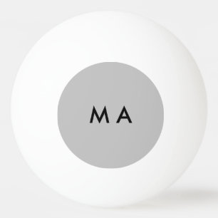 Balle De Ping Pong Simple monogramme ajouter votre nom lettre man min
