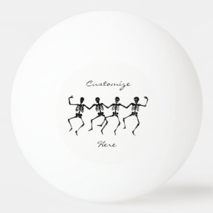 Balle De Ping Pong Skeletons dansants Halloween Thunder_Cove