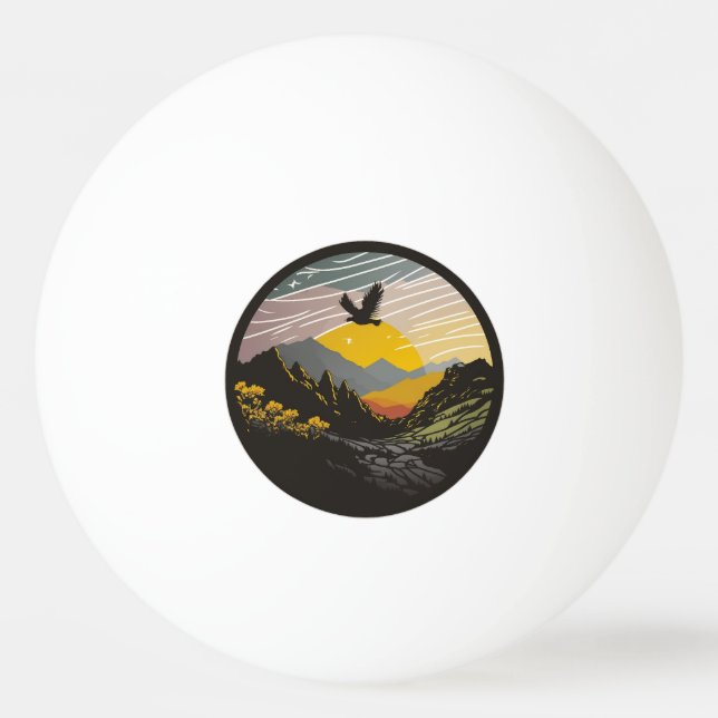 Balle De Ping Pong Snowdonia (Devant)