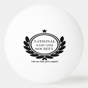 Balle De Ping Pong Société Nationale Sarcasme Citation Humour Sarcast