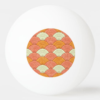 Balle De Ping Pong Spectacle de coquilles : Motifs de la mer Abstrait