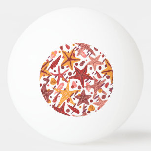 Balle De Ping Pong Starfish Shells : Motif scandinave